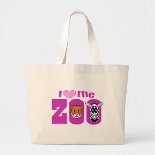 Grand Tote Bag J'aime le zoo