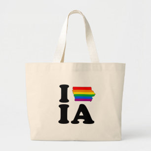 GRAND TOTE BAG J'AIME L'IOWA GAI