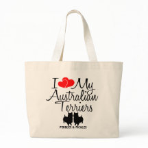 J'Aime Mes Deux Chiens Terrier Australiens