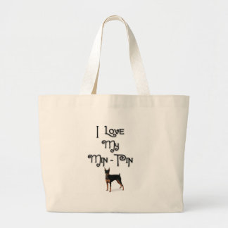 Grand Tote Bag J'aime mon Minute-Pin