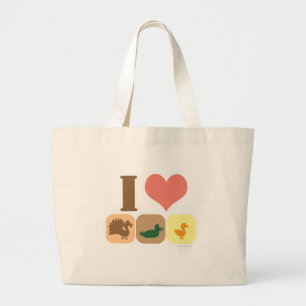 Grand Tote Bag J'aime Turducken !