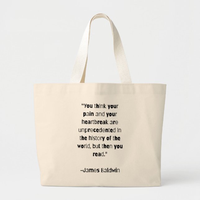 Grand Tote Bag James Baldwin (Devant)