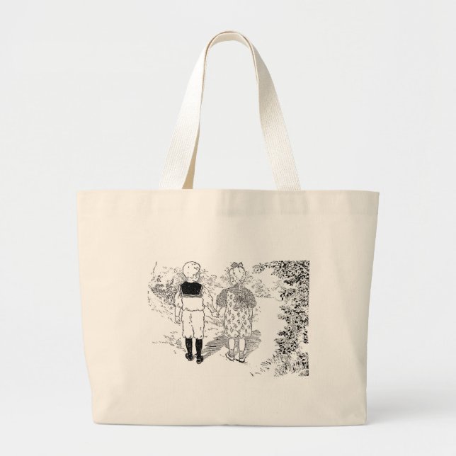 Grand Tote Bag Jane et John (Devant)