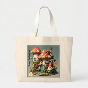 Grand Tote Bag "Jardin secret de Gnome"
