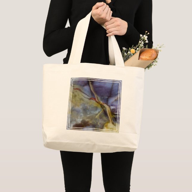 Grand Tote Bag Jasper violet (Devant (produit))