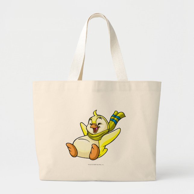 Grand Tote Bag Jaune de Bruce (Devant)