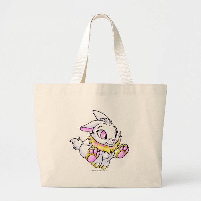 Grand Tote Bag Jaune de Cybunny (Devant)