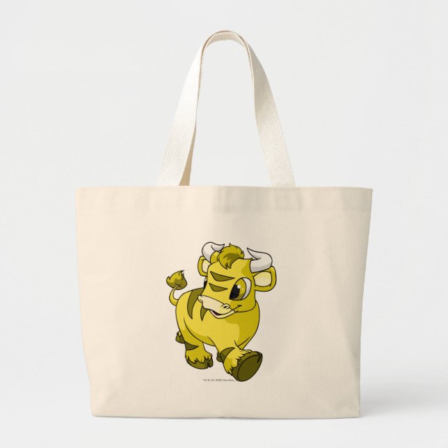 Grand Tote Bag Jaune de milliers d'UCI (Devant)