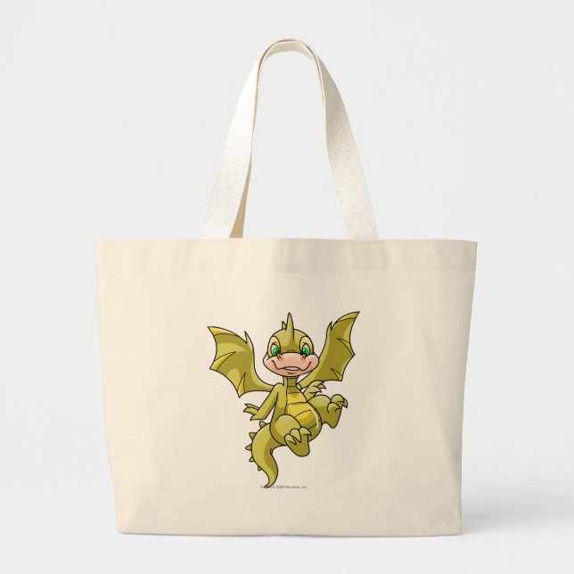 Grand Tote Bag Jaune de Scorchio (Devant)