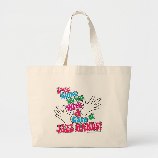 Grand Tote Bag Jazz Hands ! (Devant)