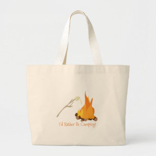 Grand Tote Bag Je camperais plutôt !