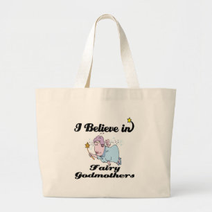 Grand Tote Bag je crois aux marraines fées
