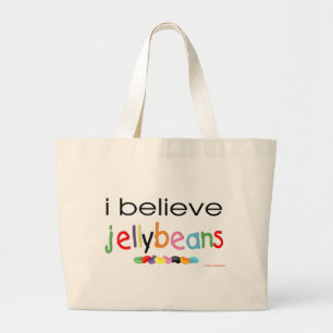 Grand Tote Bag Je crois en dragées à la gelée de sucre