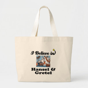 Grand Tote Bag je crois en hansel et gretel
