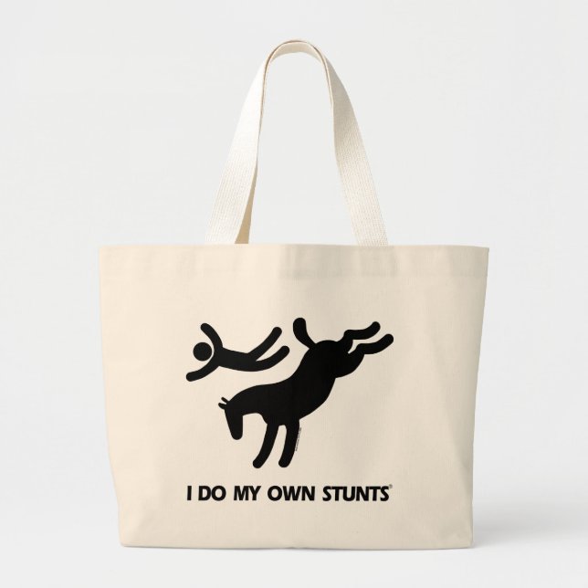 Grand Tote Bag Je fais mon propre cheval de Stunts™ : image (Devant)