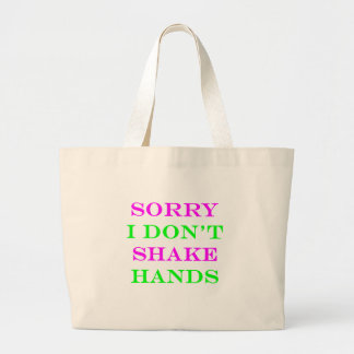 Grand Tote Bag Je ne me serre pas la main 2
