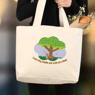 Grand Tote Bag Je ne peux gérer qu'une crise à la fois