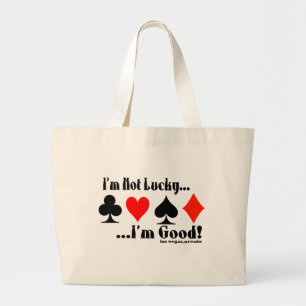 Grand Tote Bag Je ne suis pas chanceux, je suis bon ! Las Vegas