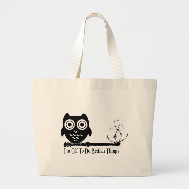 Grand Tote Bag Je ne suis pas en ligne faire des choses (Devant)