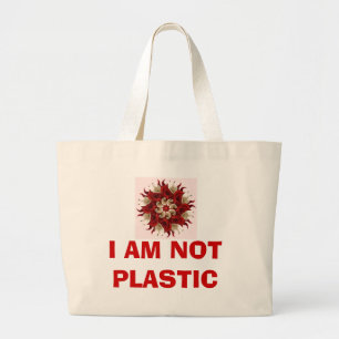 GRAND TOTE BAG JE NE SUIS PAS EN PLASTIQUE
