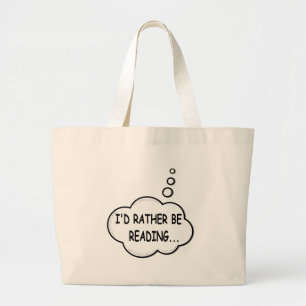 Grand Tote Bag Je préfère lire