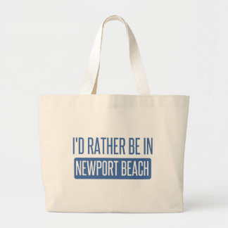 Grand Tote Bag Je serais plutôt en plage de Newport
