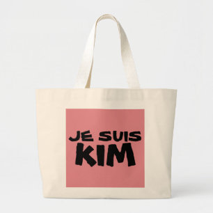 GRAND TOTE BAG JE SUIS (I AM) KIM DAVIS TOTES