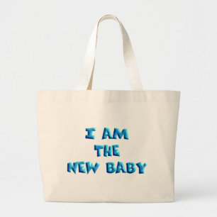 Grand Tote Bag Je suis le nouveau bébé garçon