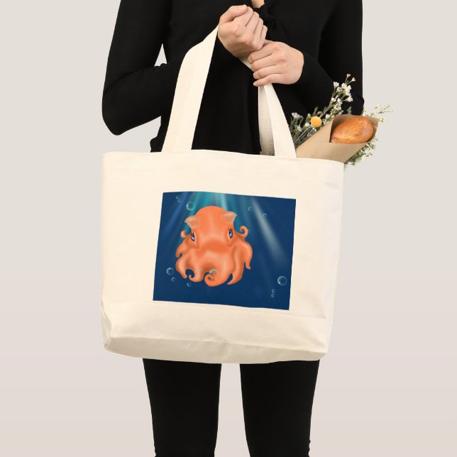 Grand Tote Bag Je suis Squishy (Devant (produit))