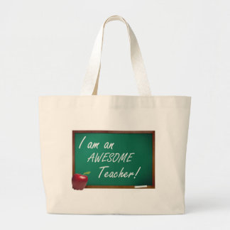 Grand Tote Bag je suis un professeur impressionnant