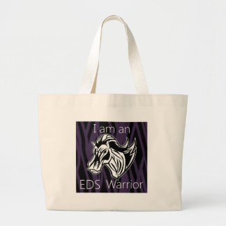 Grand Tote Bag Je suis un warrior.png