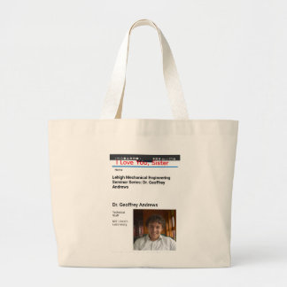 Grand Tote Bag Je t'aime Sœur