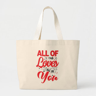 Grand Tote Bag Je t'aime tous
