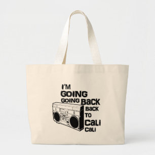 Grand Tote Bag Je vais de retour Cali-Sac