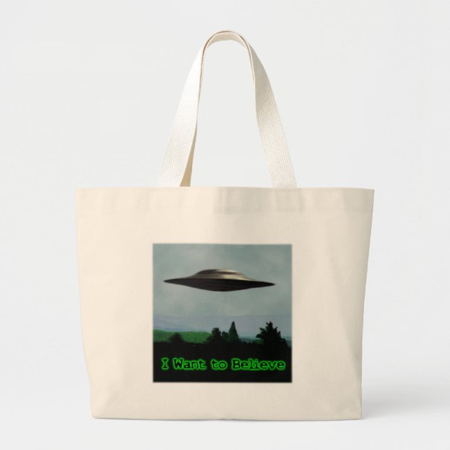 Grand Tote Bag Je veux croire (Devant)