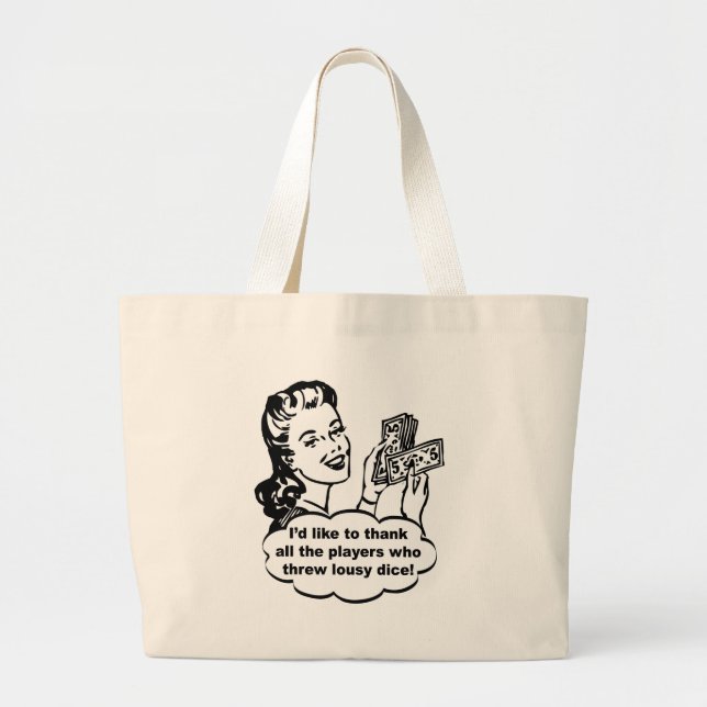 Grand Tote Bag Je voudrais remercier (Devant)