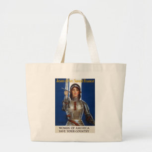 Grand Tote Bag Jeanne d'Arc : La servante d'Orléans, héroïne du c
