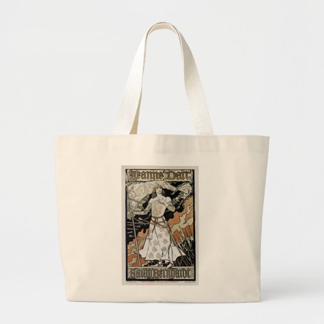 Grand Tote Bag Jeanne d'Arc ~ Sarah Bernhardt (Devant)