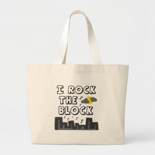 Grand Tote Bag J'Enfonce Le Bloc