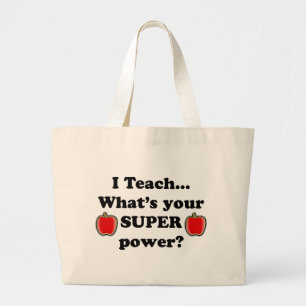 Grand Tote Bag J'enseigne