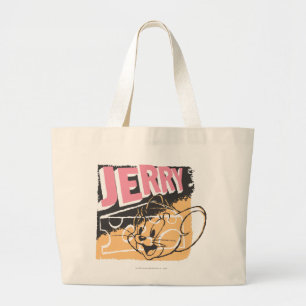 Grand Tote Bag Jerry Face sur le fromage