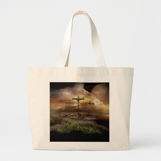 GRAND TOTE BAG JÉSUS SUR LA CROIX (Devant)