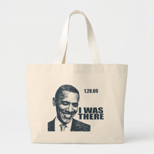 Grand Tote Bag J'ÉTAIS LÀ - le Président Obama Inauguration