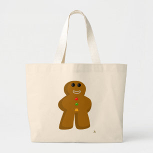 Grand Tote Bag Jeu de Meeple en Pain d'Épice Amusement Art de Noë
