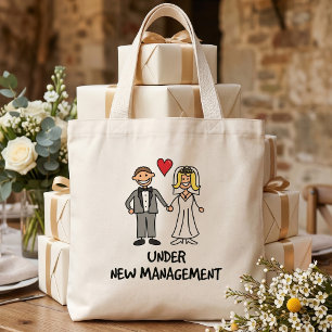 Grand Tote Bag Jeune couple marié - Sous nouvelle direction