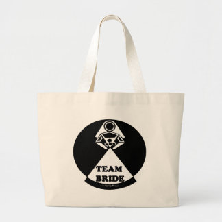 Grand Tote Bag Jeune mariée d'équipe