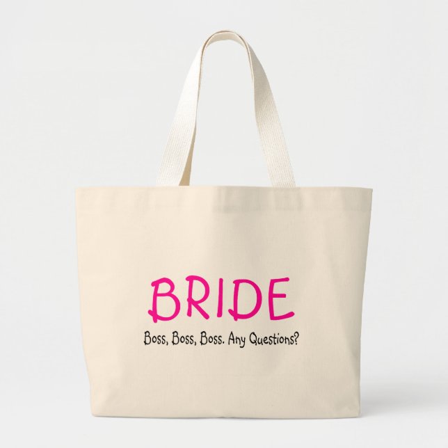 Grand Tote Bag Jeune mariée (patron) (Devant)