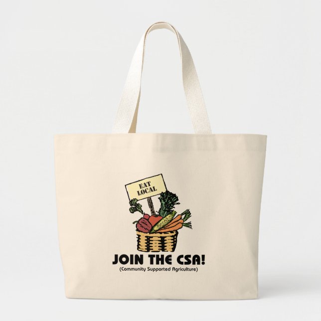 Grand Tote Bag Joignez le CSA (Devant)