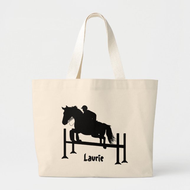 Grand Tote Bag Joli Chasseur Jumper Silhouette (Devant)