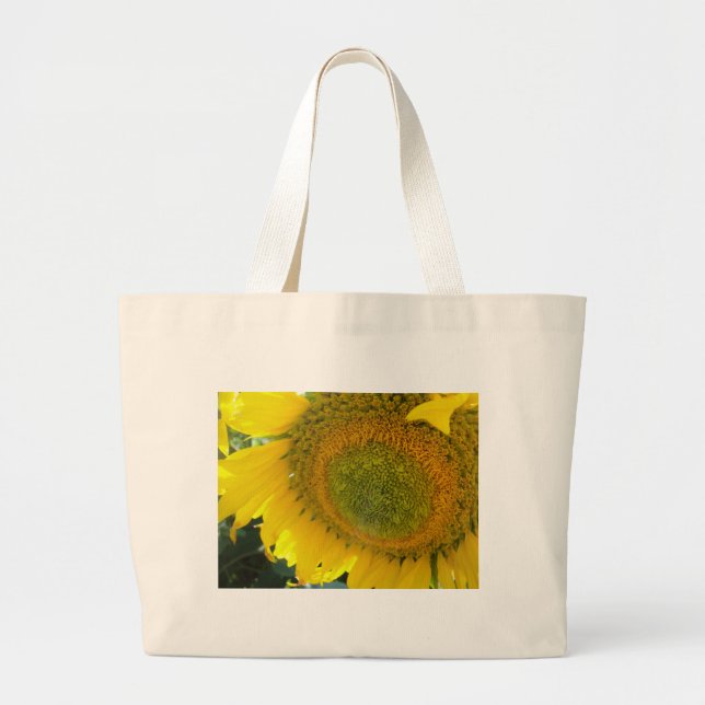 Grand Tote Bag Joli tournesol (Devant)
